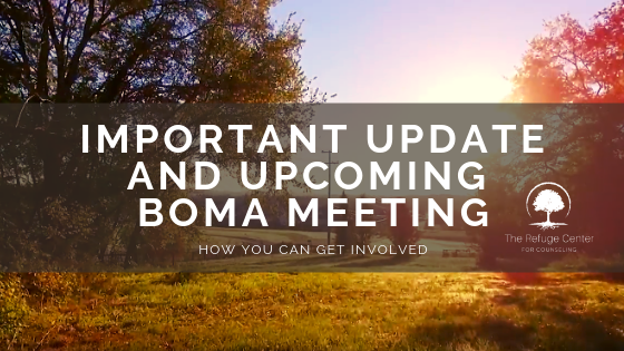 Important Update and Upcoming BOMA Meeting