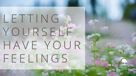 Letting Yourself Have Your Feelings