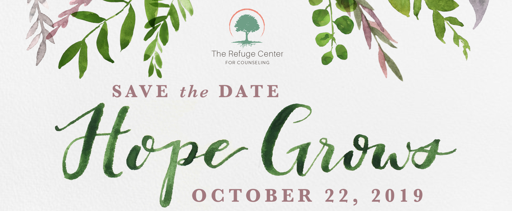 2019 Hope Grows save the date